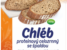 Chléb proteinový celozrnný se špaldou